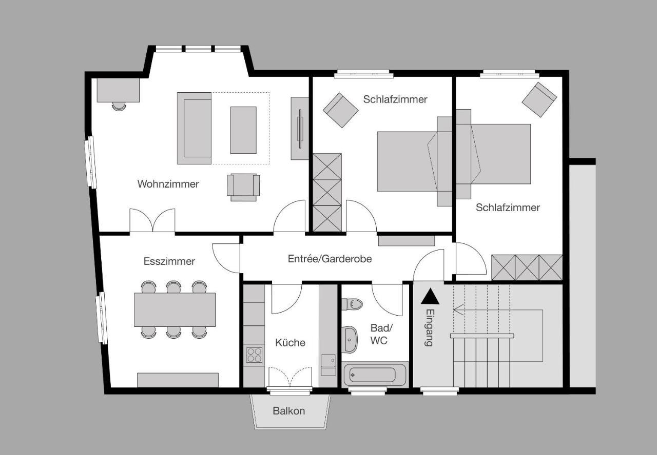 City Stay Furnished Apartments - Fasenstaubstrasse Σαφχάουζεν Εξωτερικό φωτογραφία